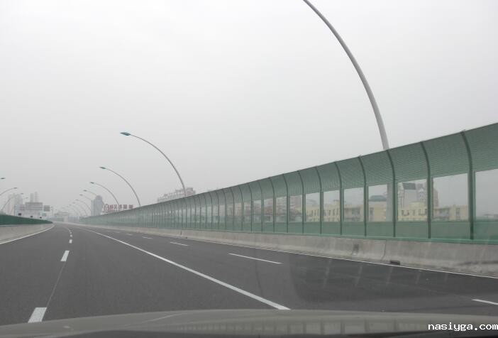 上海中环上中路隧道隔音栏 PC耐力板