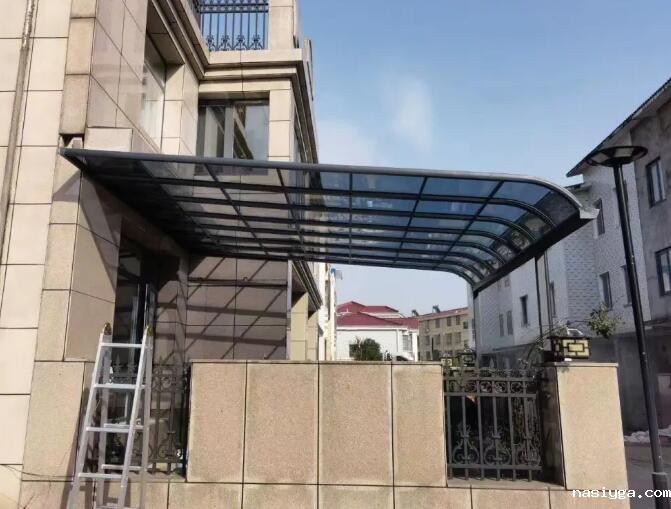 PC板雨棚 PC板遮阳棚案例 PC板厂家